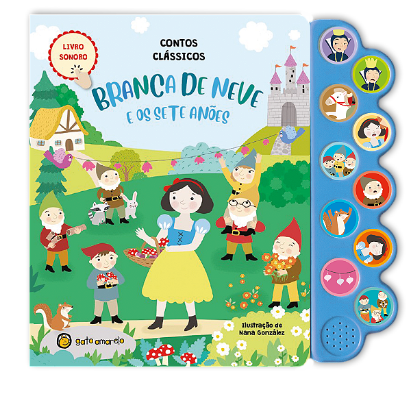Livro Mundo de sons: branca de neve: mundo dos sons
