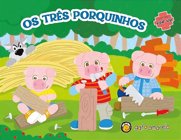 Livro Livro com pop-up - os três porquinhos