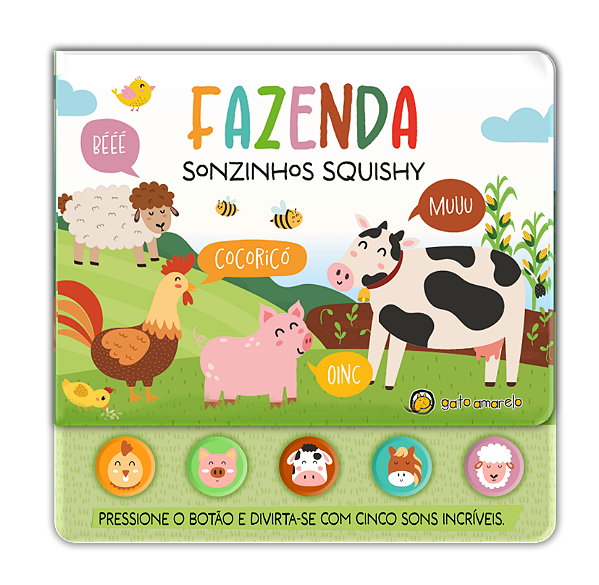 Livro Fazenda - Sonzinhos Squishy