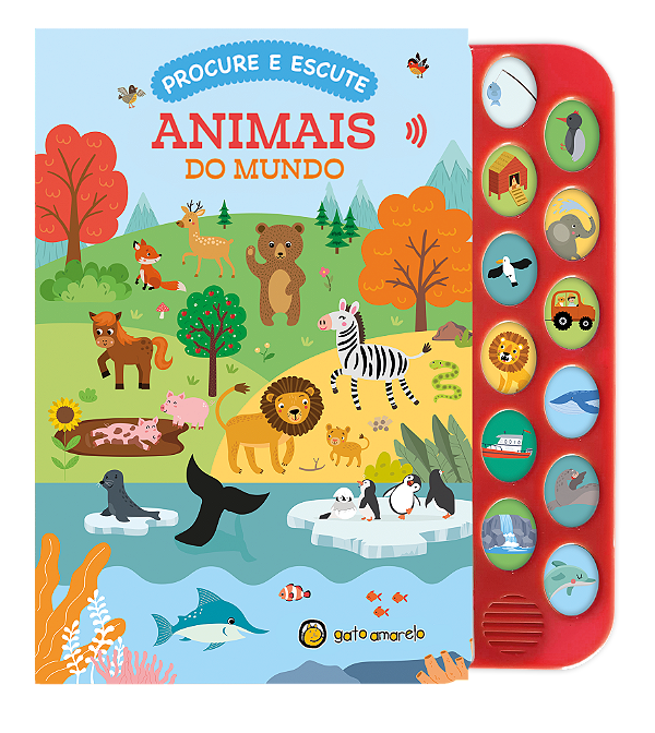 Livro Procure E Escute - Animais Do Mundo