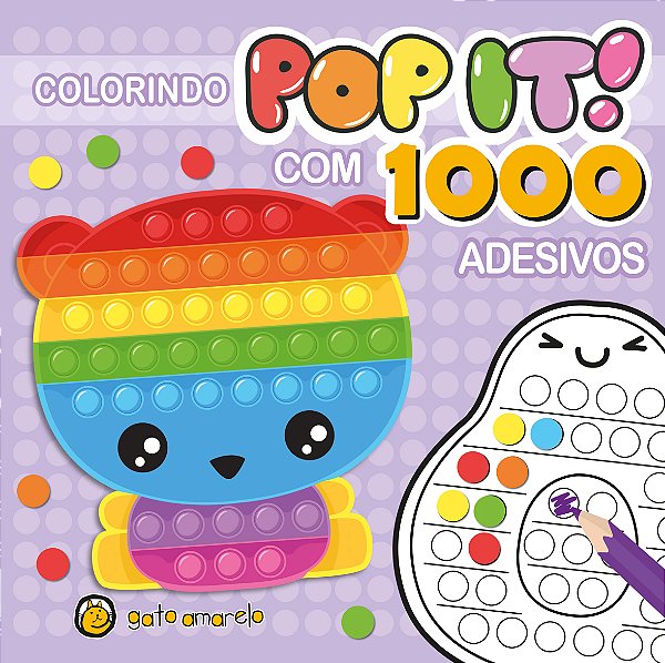 Livro Colorindo Pop It - Ursinho