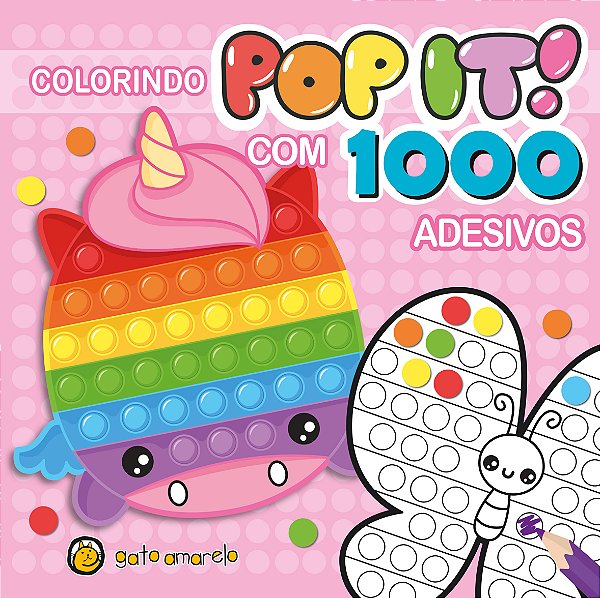 Livro Colorindo Pop It - Unicórnio