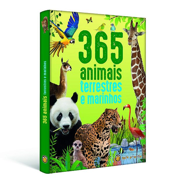 Livro 365 Animais terrestres e marinhos: 365 Animais terrestres...