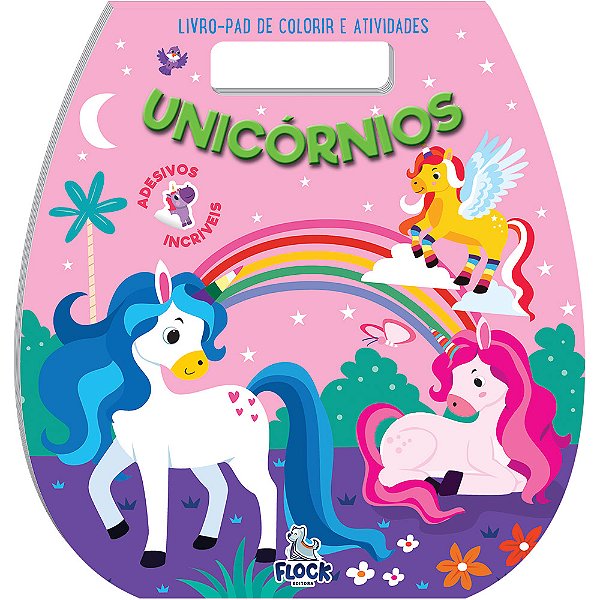 Livro Livro-Pad De Colorir E Atividades: Unicórnios