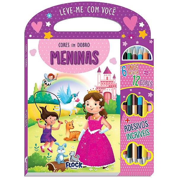 Livro Cores Em Dobro: Meninas