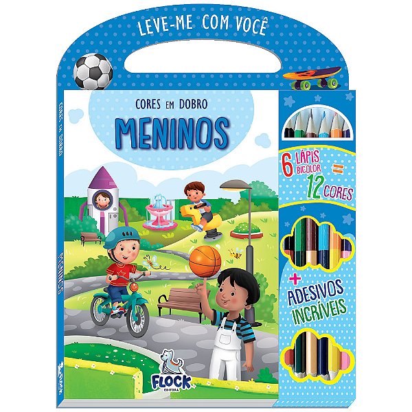 Livro Cores Em Dobro: Meninos