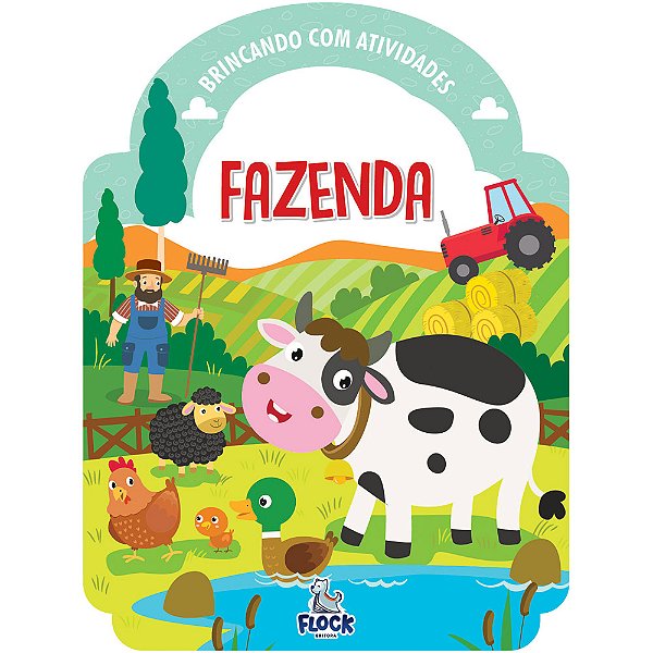 Livro Brincando Com Atividades: Fazenda