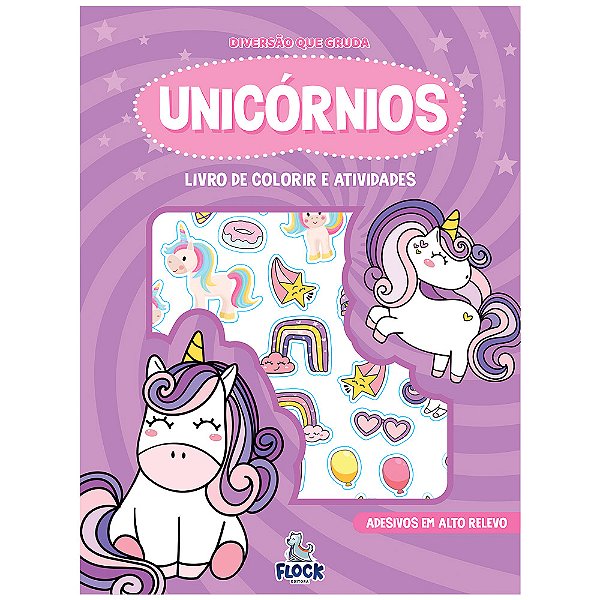 Livro Diversão Que Gruda: Unicórnios