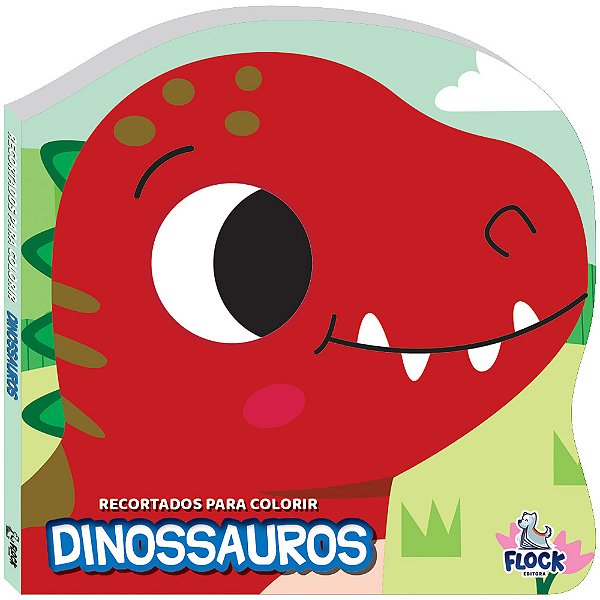 Livro Recortados Para Colorir: Dinossauros