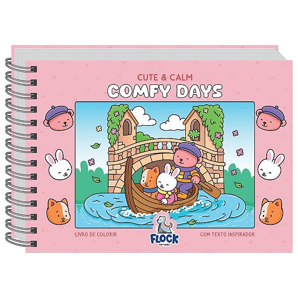 Livro Livro de colorir: cute & calm: comfy days