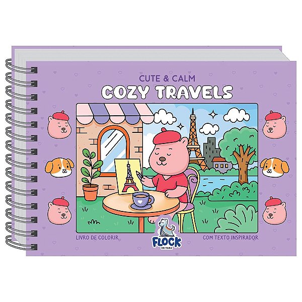 Livro Livro de colorir: cute & calm: cozy travels