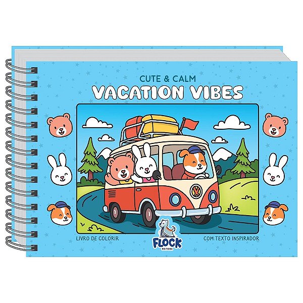 Livro Livro de colorir: cute & calm: vacation vibes