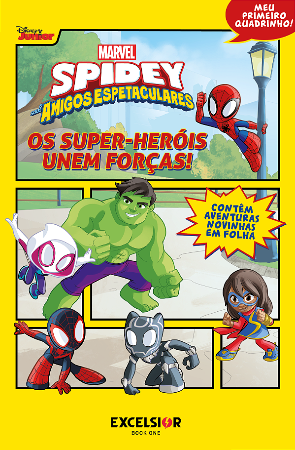 Livro Spidey e seus amigos espetaculares – Os super-herói...