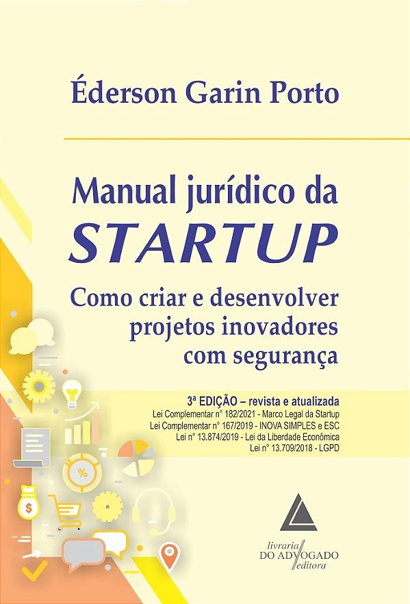 Livro Manual Jurídico Da Startup: Como Criar E Desenvolve...