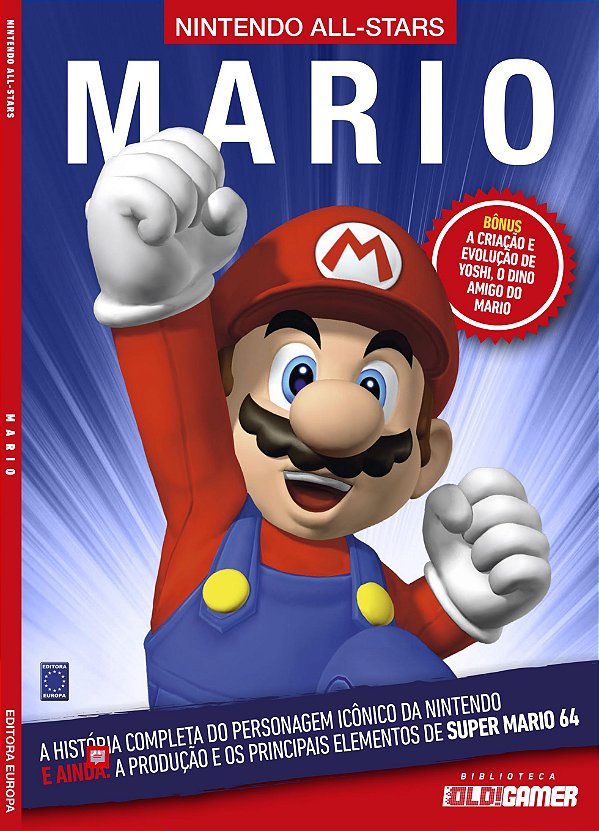 Livro Coleção Nintendo All-Stars: Mario
