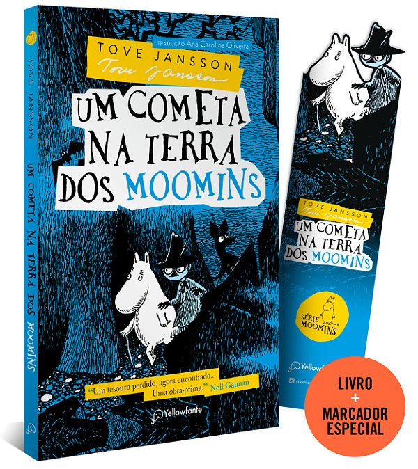 Livro Um cometa na terra dos Moomins