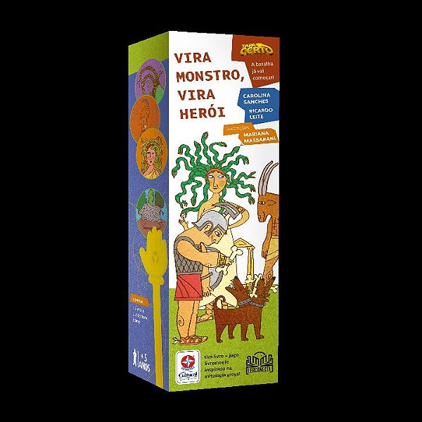 Livro Vira monstro, vira herói