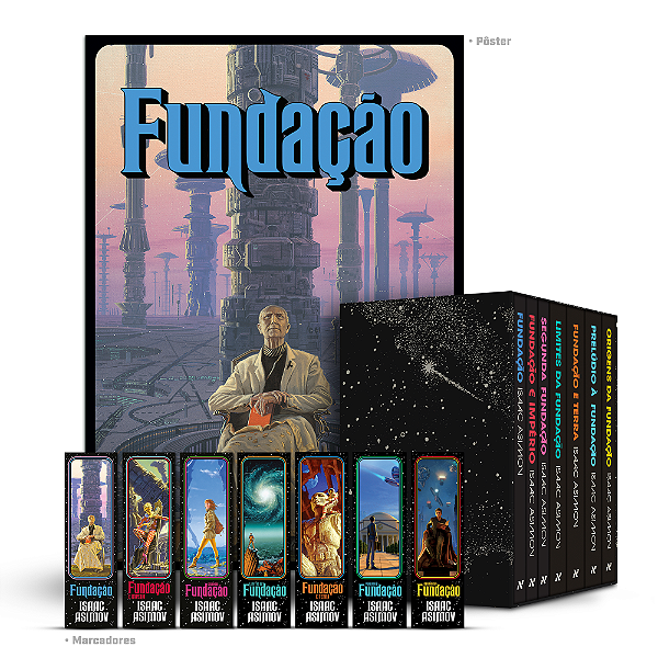 Livro Box Fundação: saga completa
