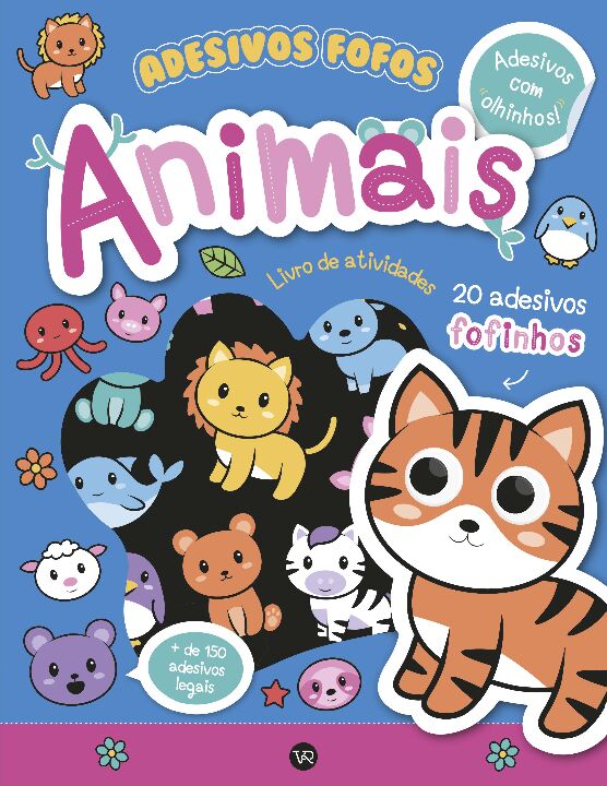 Livro Adesivos Fofos: Animais (Volume 1)