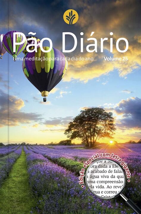 Livro Pão Diário Volume 25 Letra Gigante - Paisagem