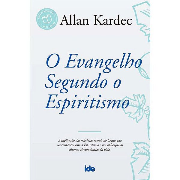 Livro O Evangelho Segundo o Espiritismo: 14x21