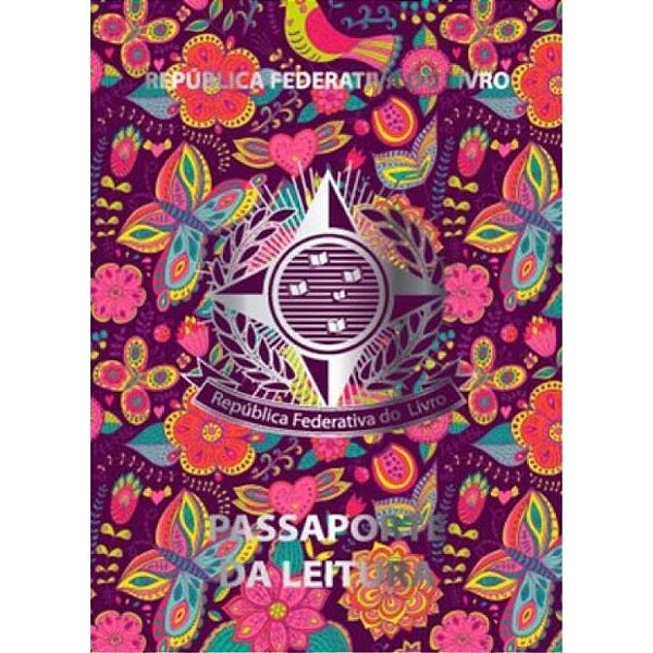 Livro Passaporte da leitura flores