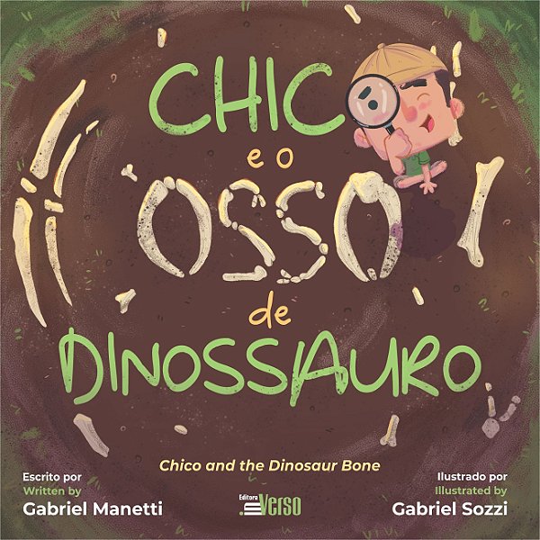 Livro Chico e o osso de dinossauro