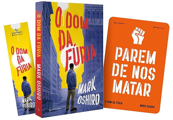 Livro O dom da fúria (Com marcador + estêncil)