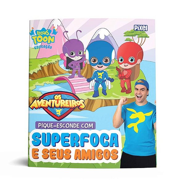 Livro Pique-esconde com Superfoca e seus amigos