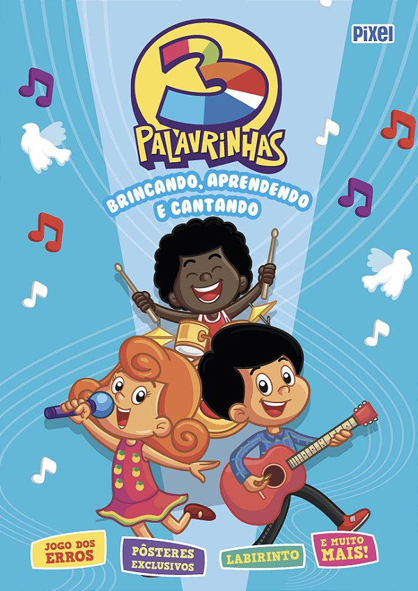 Livro Livrão 3 Palavrinhas: Brincando, Aprendendo e Canta...