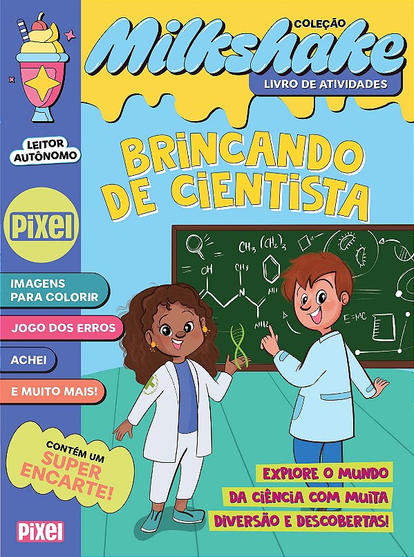 Livro Coleção Milkshake - Brincando De Cientista