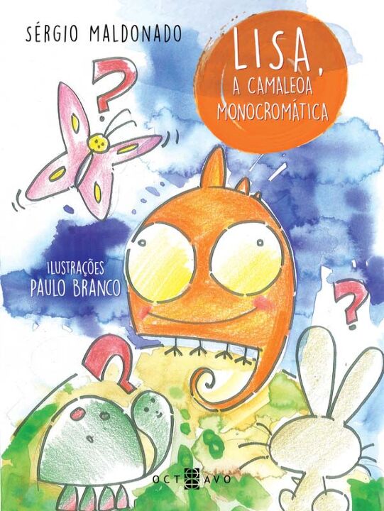 Livro Lisa, A Camaleoa Monocromática