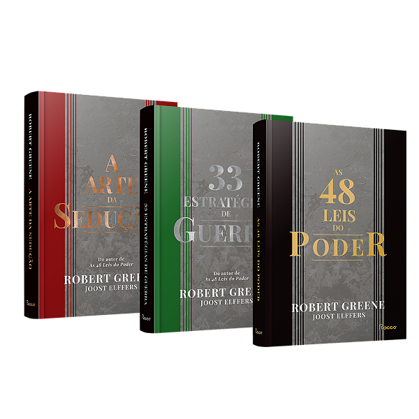 Livro Coleção poder e estratégia - capa dura: 03 livros