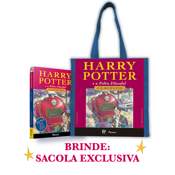 Livro Harry Potter E A Pedra Filosofia (Edição...Sacola)