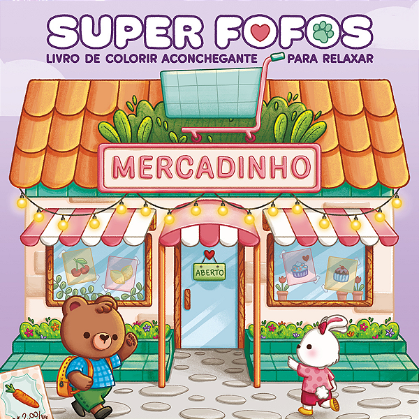 Livro Super Fofos - Livro De Colorir Aconchegante Para Re...
