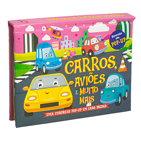 Livro Carros, Aviões E Muito Mais: Uma Surpresa Pop-Up Em...