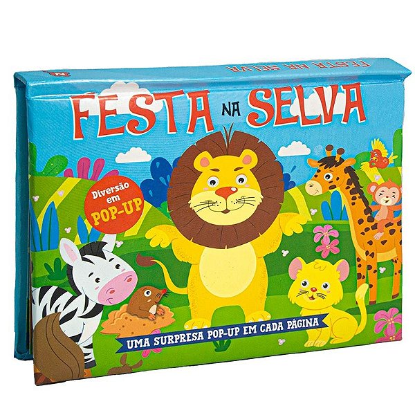 Livro Festa Na Selva: Uma Surpresa Pop-Up Em Cada Página
