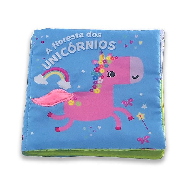 Livro A Floresta Dos Unicórnios: Livro De Pano