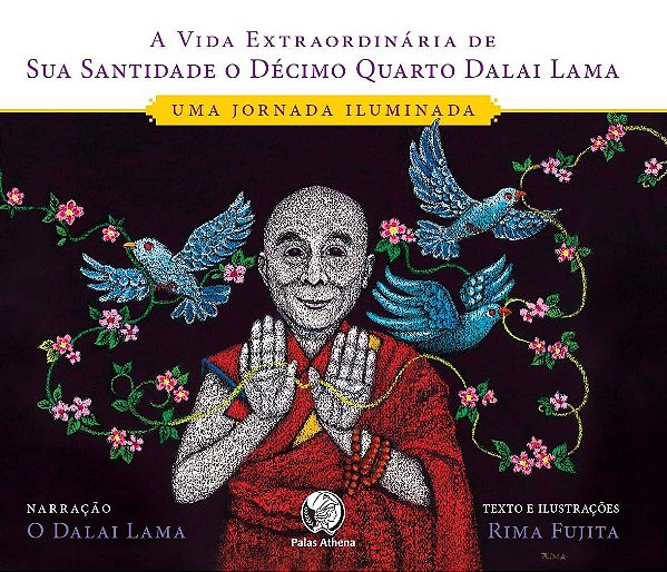 Livro Vida extraordináriade SS o Décimo Quarto Dalai Lama...
