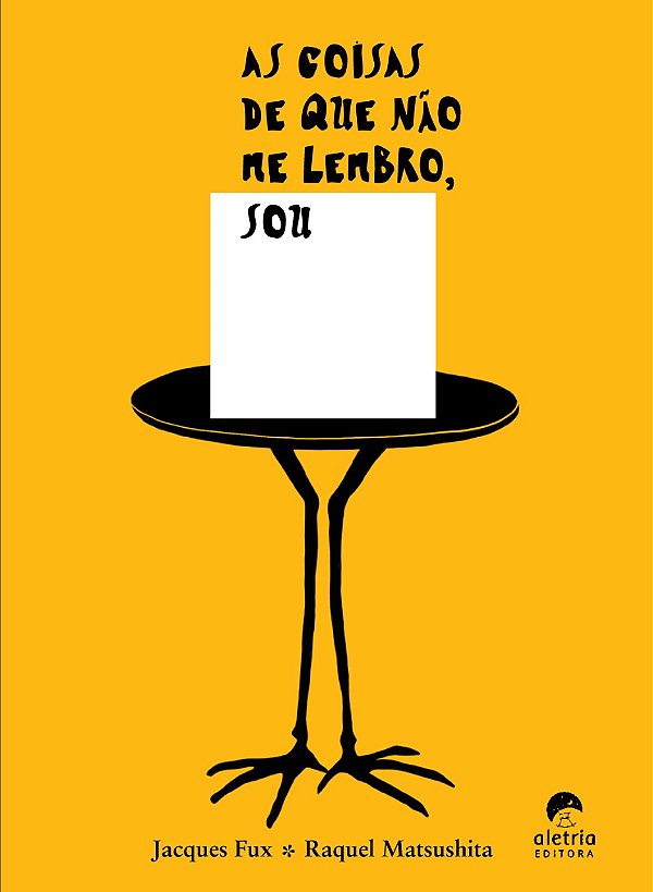 Livro As coisas de que não me lembro, sou