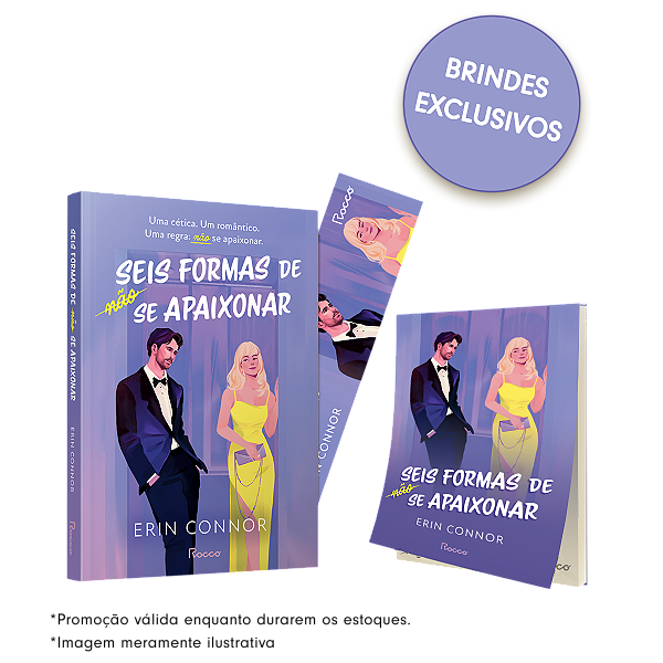 Livro Seis formas de não se apaixonar: acompanha brinde - ediçã...