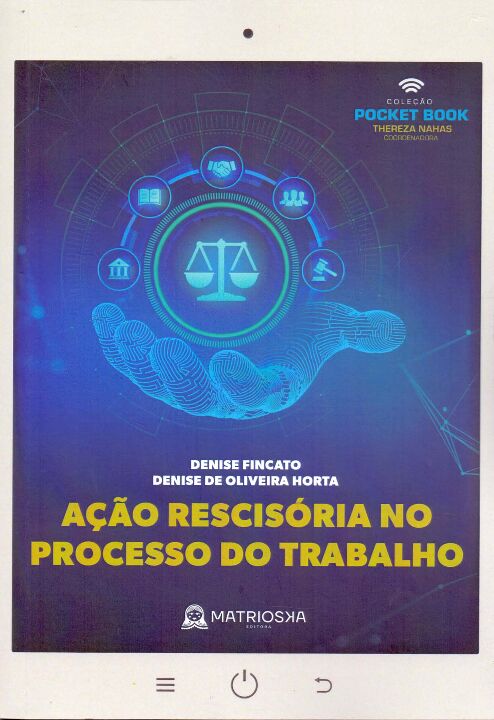 Livro Ação Rescisória No Processo Do Trabalho - 01Ed/22