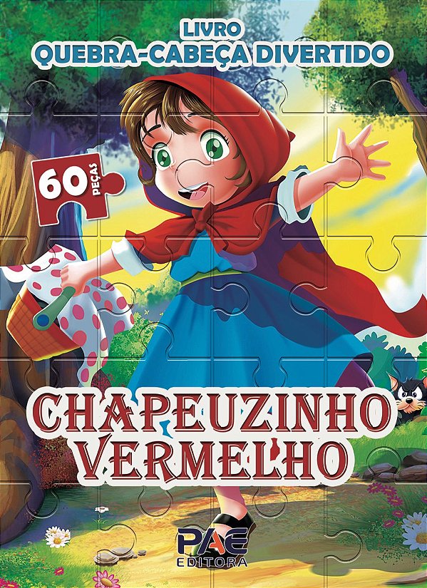 Livro Livro quebra-cabeça divertido - chapeuzinho vermelh...