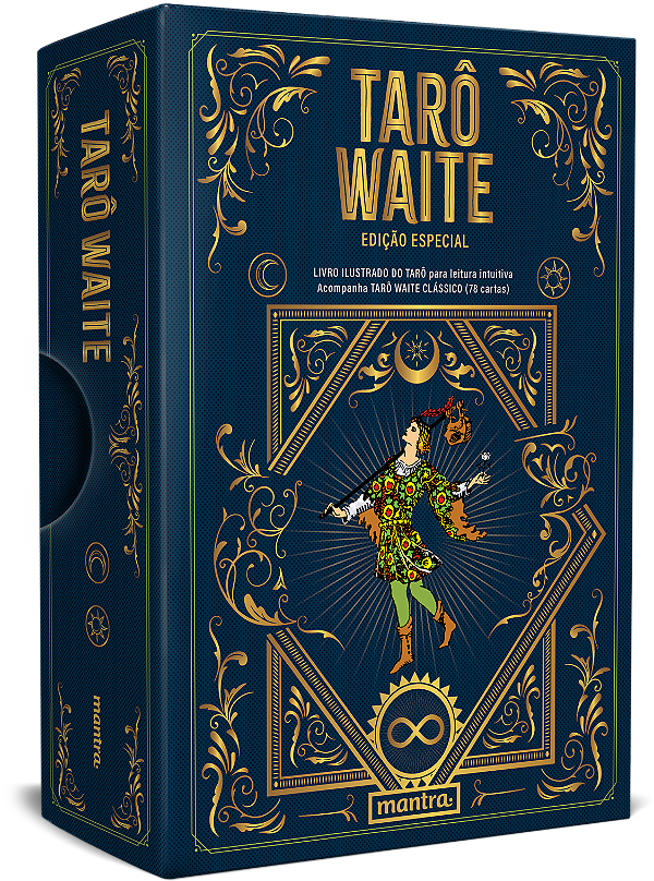 Livro Tarô Waite Edição Especial: livro ilustrado do Taro...