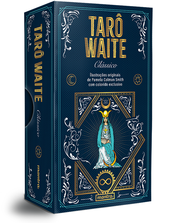 Livro Tarot Waite Clássico – Deck com 78 cartas ilustrada...