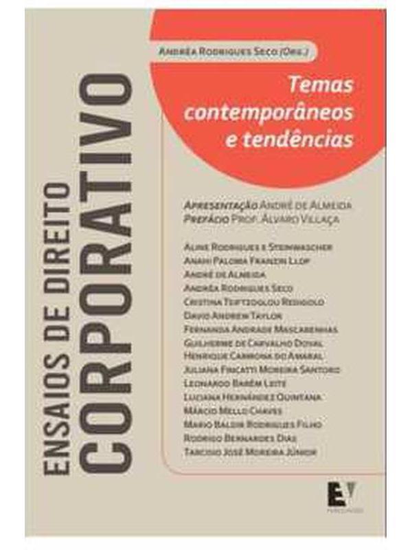 Livro Ensaios De Direito Corporativo - Temas Contemporâneos