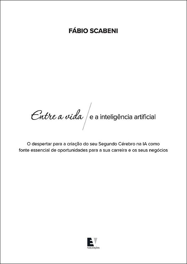 Livro Entre a vida e a inteligência artificial: o despertar par...