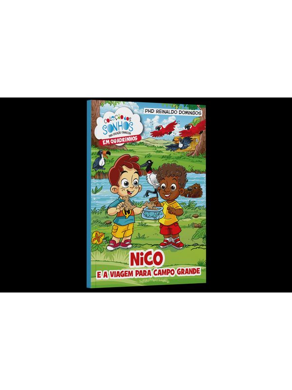 Livro Nico e a viagem para campo grande