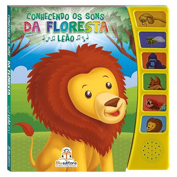Livro Conhecendo Os Sons Da Floresta: Leão