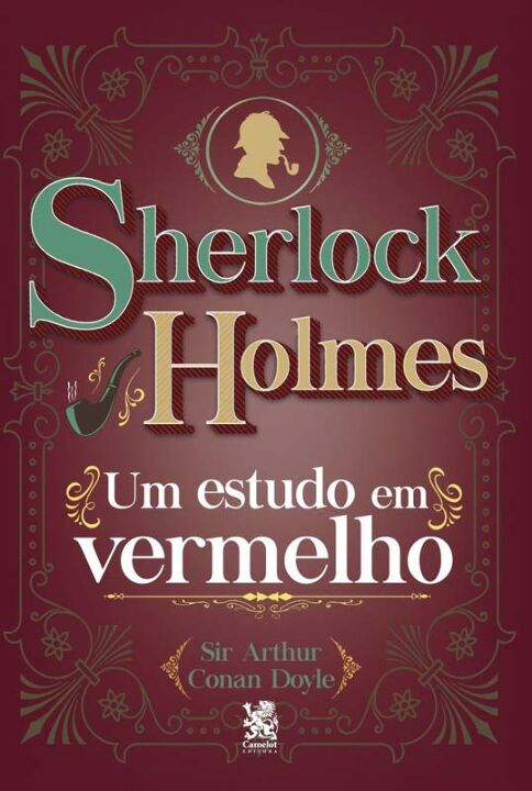 Livro Sherlock Holmes - Um Estudo em Vermelho